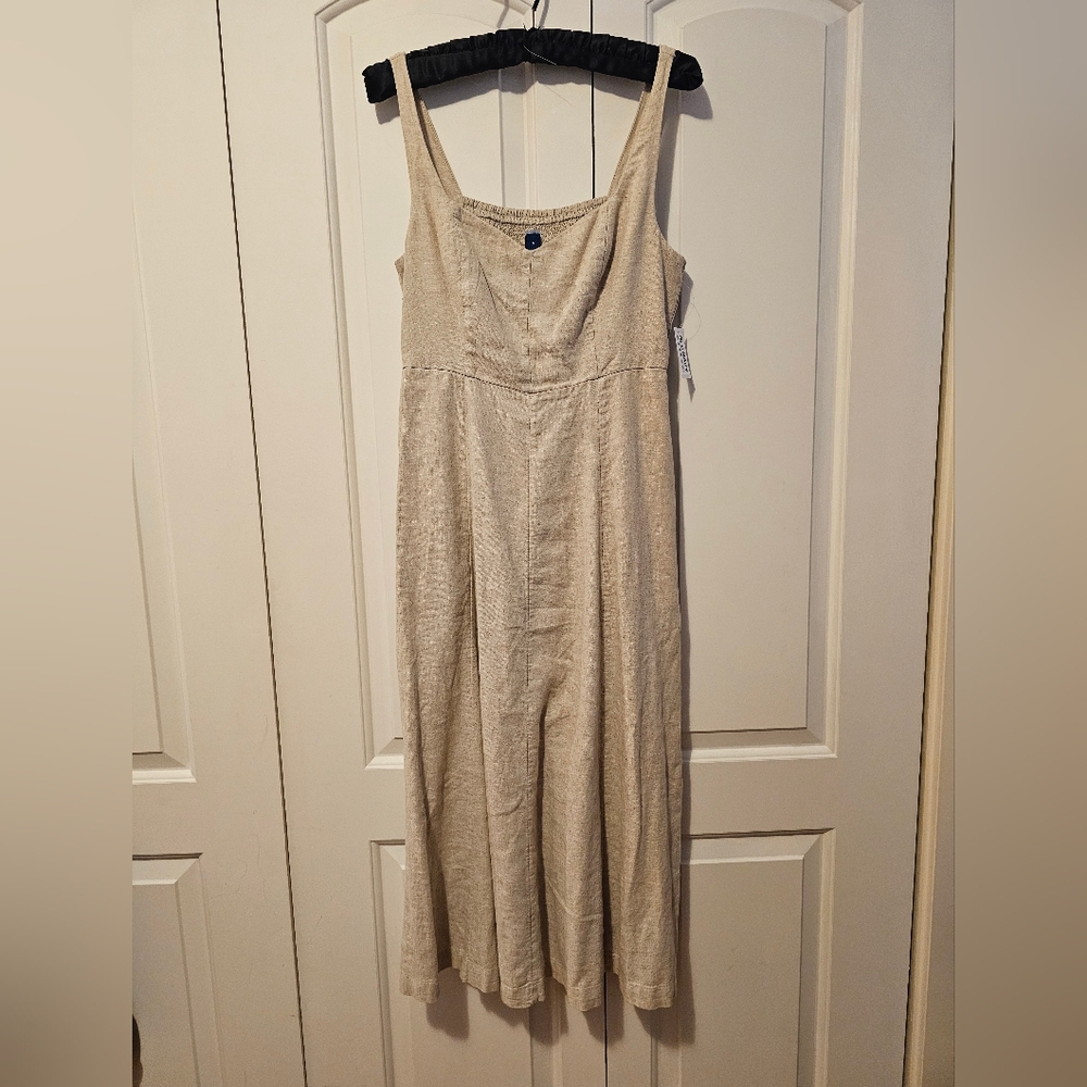 Linen Midi Dress